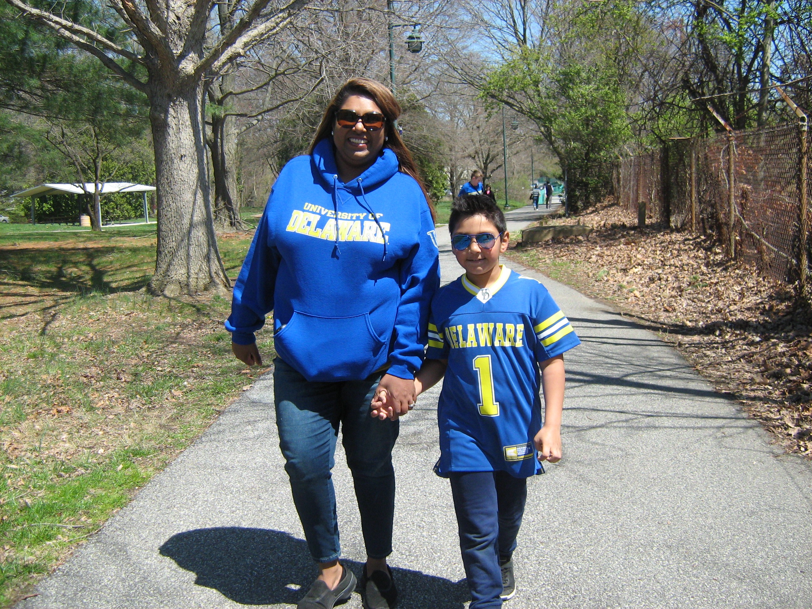 The College School student with mother