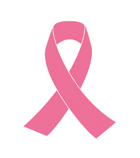 Pink Breast Cancer ribbon