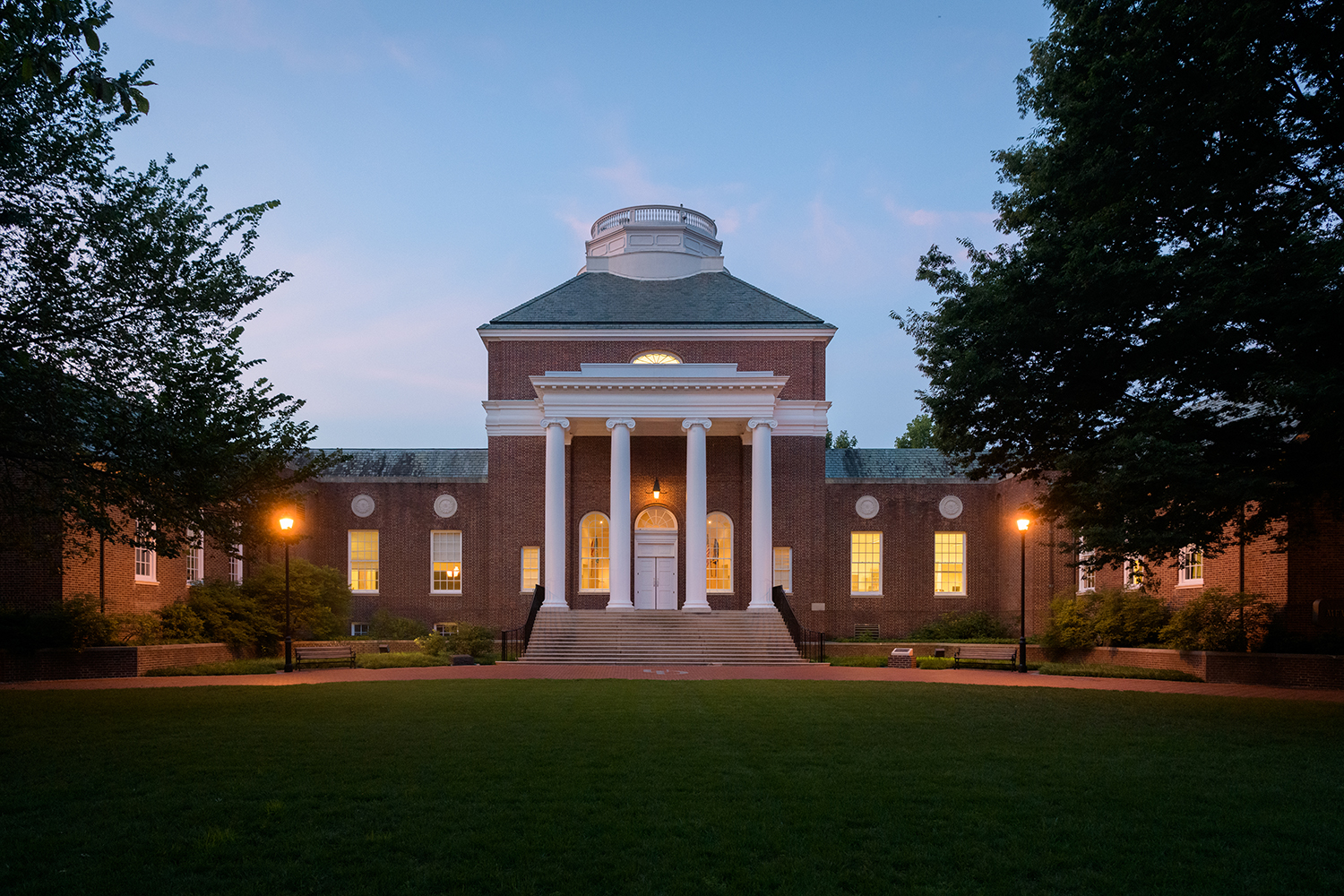 The North Central Green and Memorial Hall